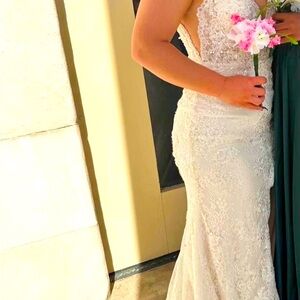 Beautiful gown only worn once. Wedding or prom.